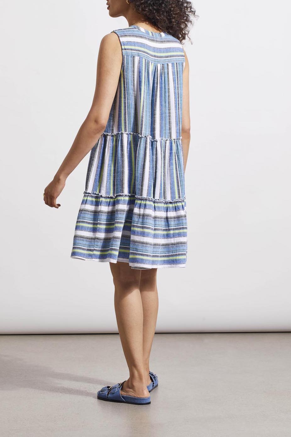 Sleeveless Tiered Dress Tribal